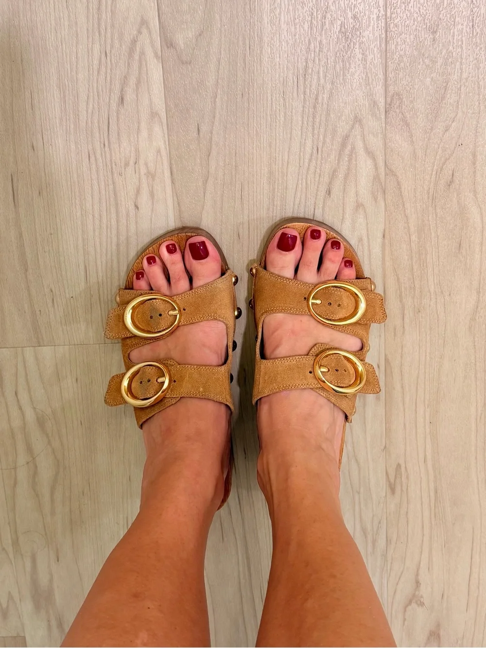 Schutz Juno Sandal in Sandstone - Picture 8 of 9